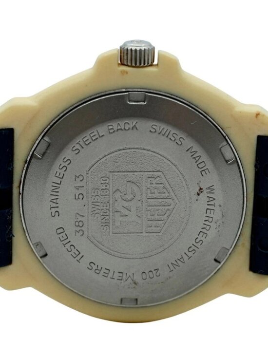 Tag Heuer 35mm Men\'s Formula 1 White/ Blue Swiss Quartz F1 Watch! Ref: 387.513! main image 6